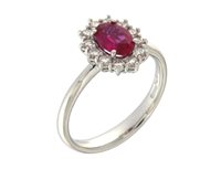 Anello Mirco Visconti Donna in Oro bianco Rubino 0.76 Ct HN70/B20R - HN70/B20R